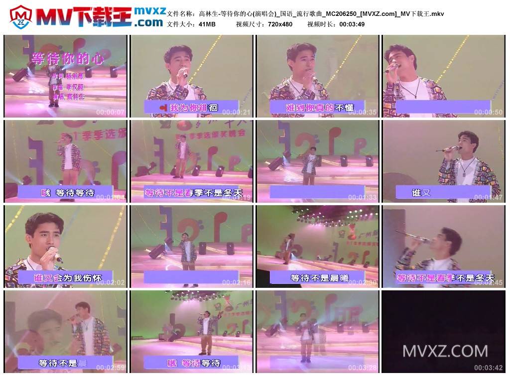 高林生-等待你的心(演唱会)_国语_流行歌曲_MC206250